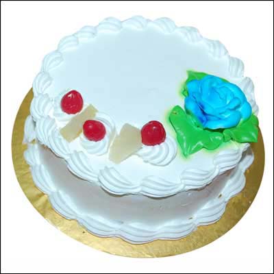 "Round shape Strawberry Rasagulla cake - 1kg - Click here to View more details about this Product